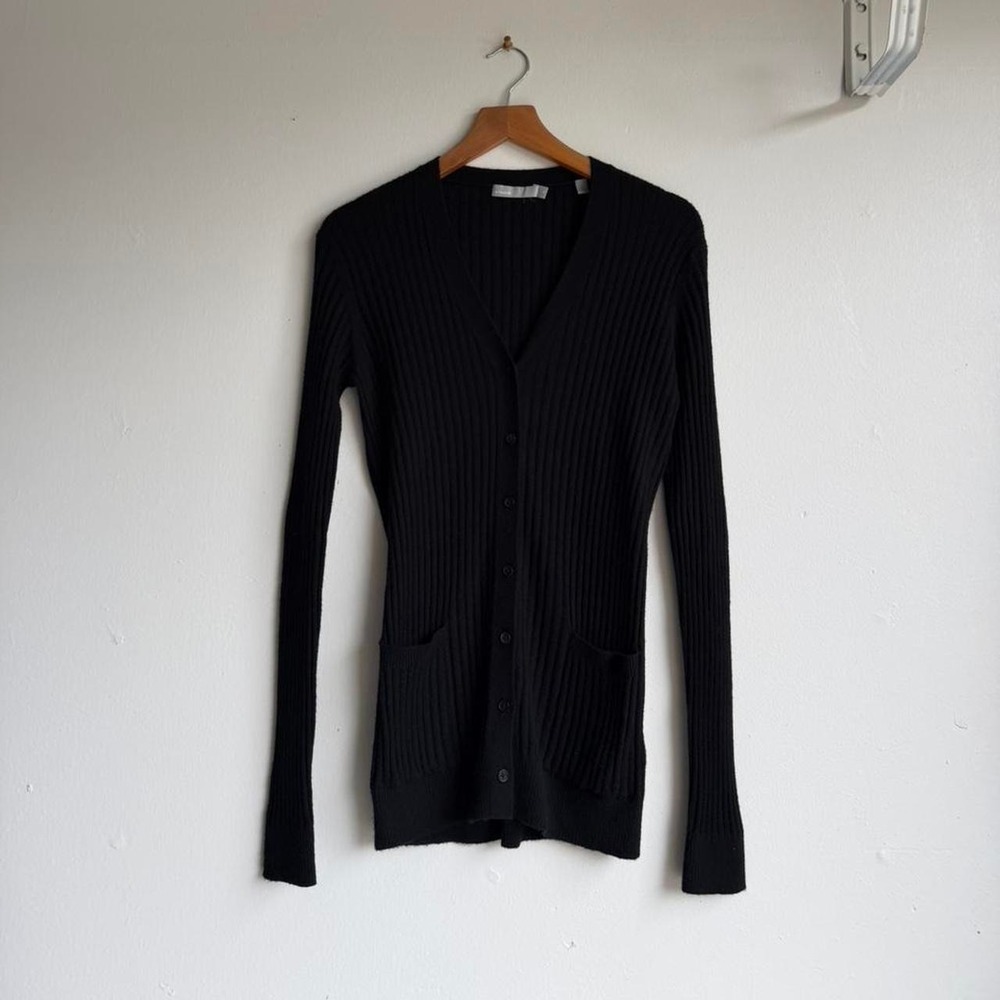 Vince black cashmere cardigan